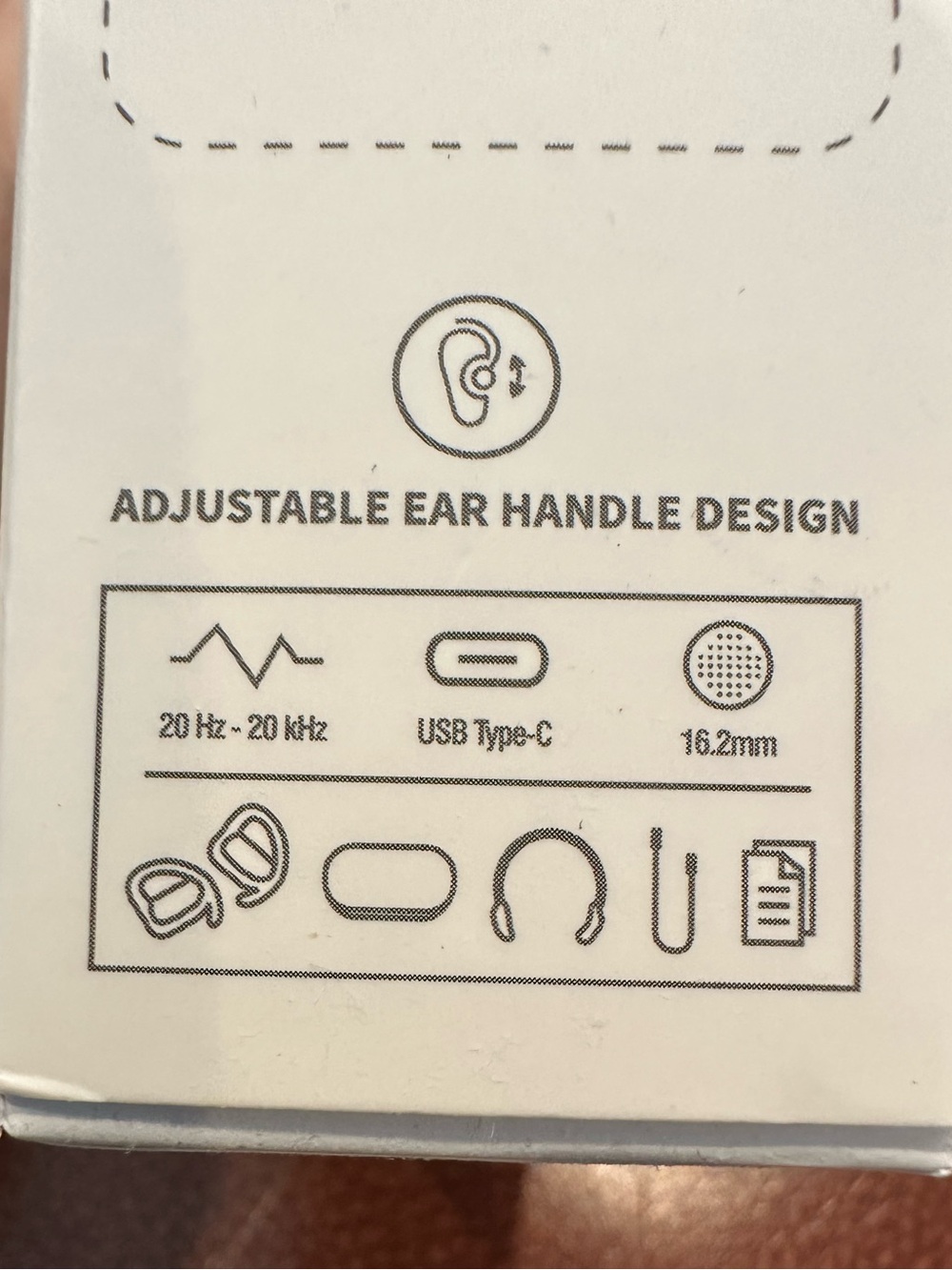 Exsulity K118 OWS (Open Wireless Stereo) Bluetooth Earbuds in White NIB - Picture 3 of 3